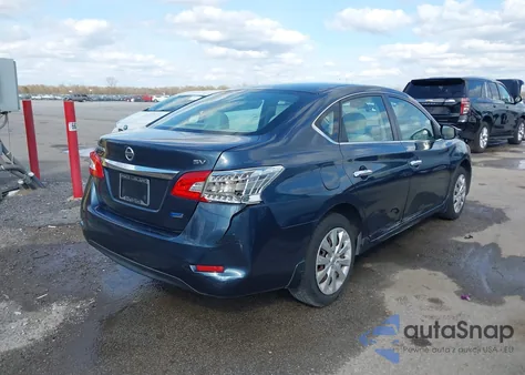 2014 Nissan Sentra Sv z USA, uszkodzony, nr VIN 3N1AB7AP7EL684917